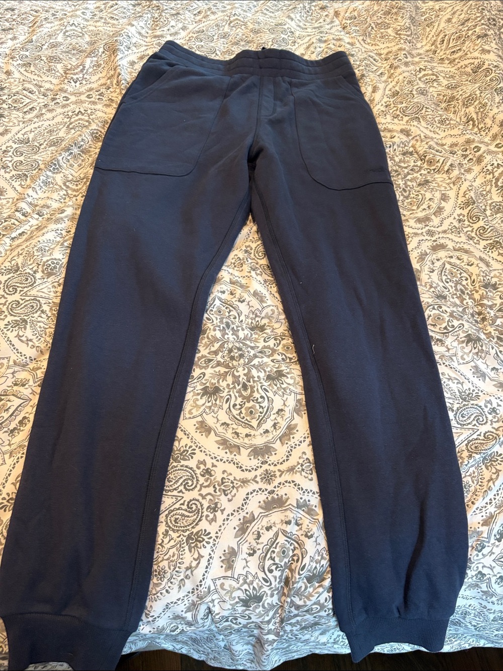 Men's Dark Blue Fleece Joggers - Casual Everyday Comfort